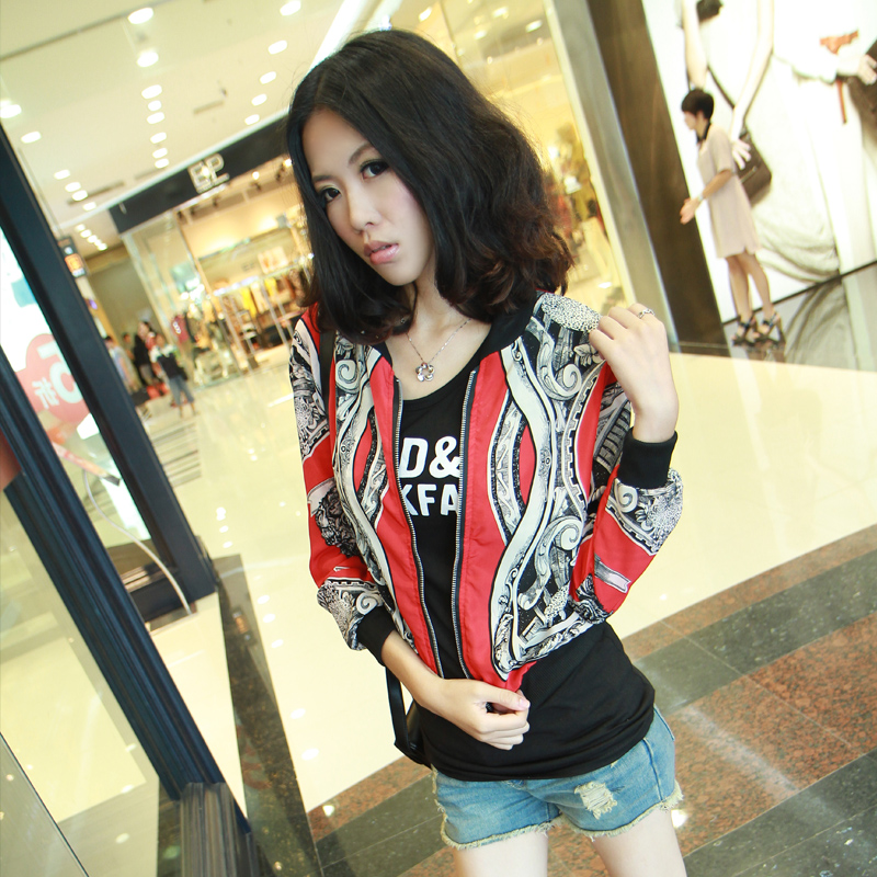 Guangzhou clothes autumn women's fashion cool thermal long-sleeve outerwear 93