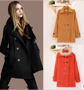 GYQ045  Wool & Blends women coat down coat women ladies jackets and coats