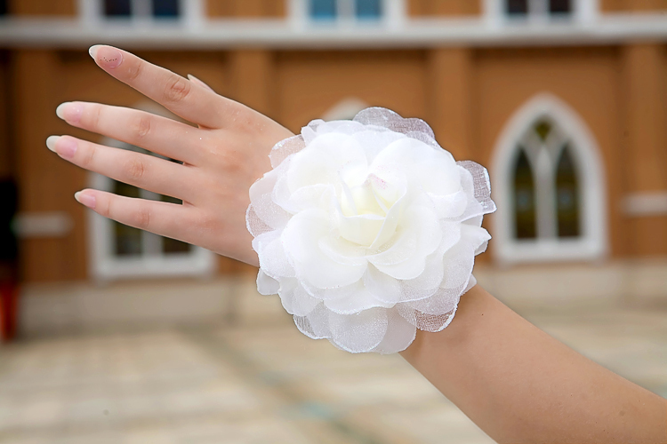 Hair accessory hair accessory wrist length flower hand flower bridal accessories hand flower corsage hair accessory hair