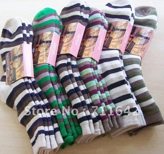 Half of the wool floor socks lady towel socks