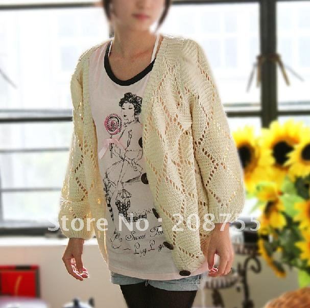 Han edition elegant dress lantern sleeve sweater seven minutes of sleeve
