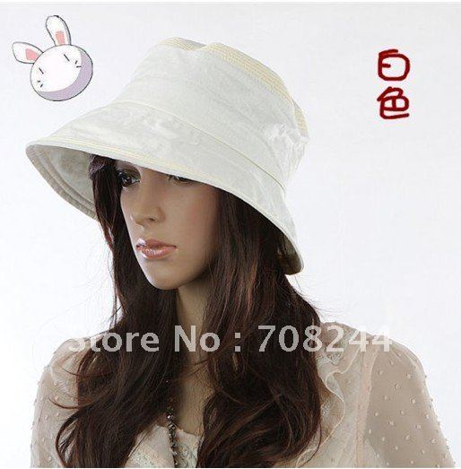 Han edition lady big along the cap chun xia female cap set auger bowknot suffix | | fishman caps | princess hat shading hat