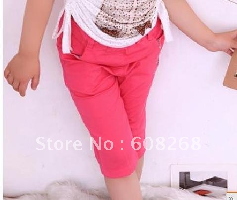 Han edition leisure cultivate one's morality pants in the girls / 7 minutes of pants/red shorts pure cotton pieces
