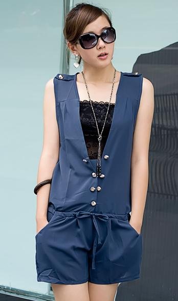 Han edition loose big yards sleeveless female summer wear pants hot pants and even joined even dress shorts