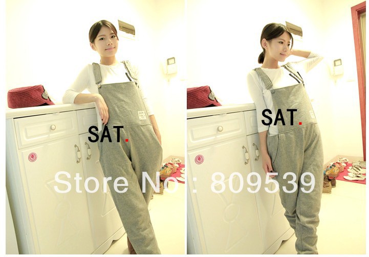 Han's leisure trousers joker long pants upset conjoined twin pants overalls pregnant women can wear