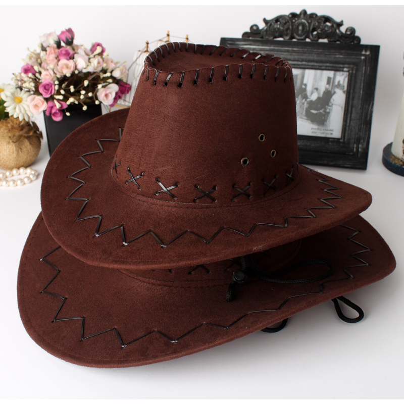 Handmade knitted cashmere deerskin jazz hat travel cap stage parent-child cap