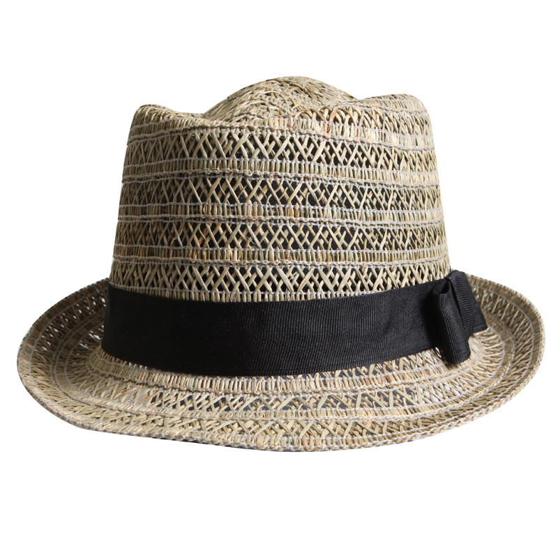 Handmade knitted casual cap male women's all-match fedoras