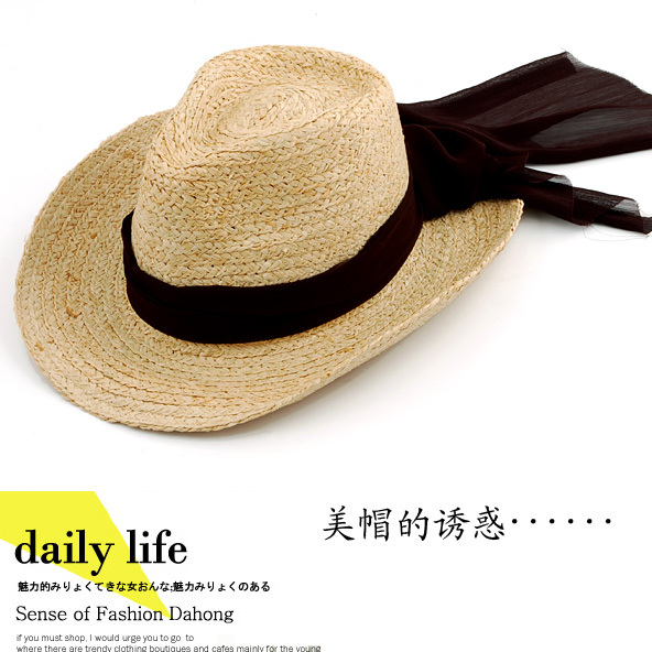 Handmade m55 fedoras hat strawhat summer sunbonnet