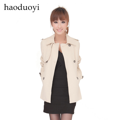 Haoduoyi2012 winter medium-long double breasted trench stitch trench 5 full !