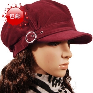 Hat 2012 spring fashion women's badian cap painter cap newsboy cap red