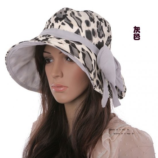 Hat female summer hat bow folding big along sunbonnet summer elegant fashion cap
