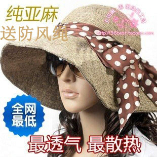 Hat female summer sun-shading anti-uv big sun hat sunbonnet 19