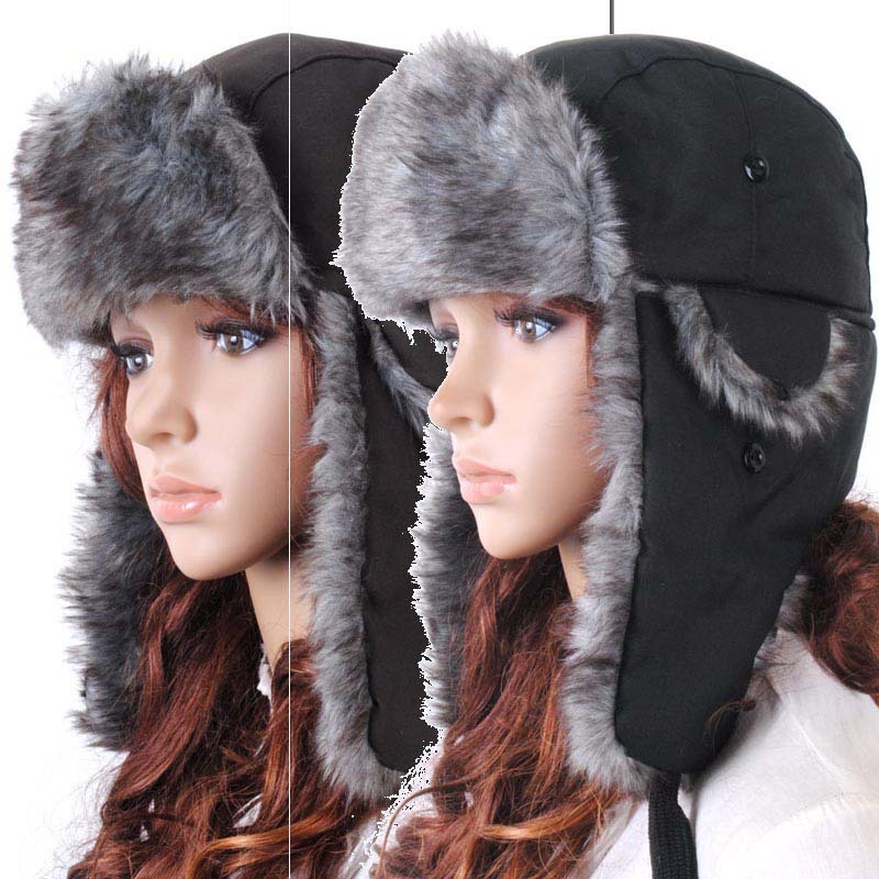 Hat female winter casual lovers lei feng cap male ear protector cap lei feng hat