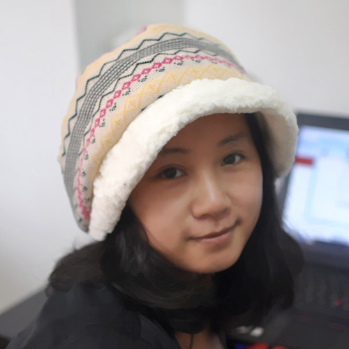 Hat female winter knitted hat vintage bucket hats knitted hat autumn and winter casual cap millinery