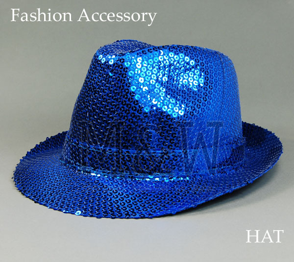 Hat jazz series of beads in sequin fedoras hat off to