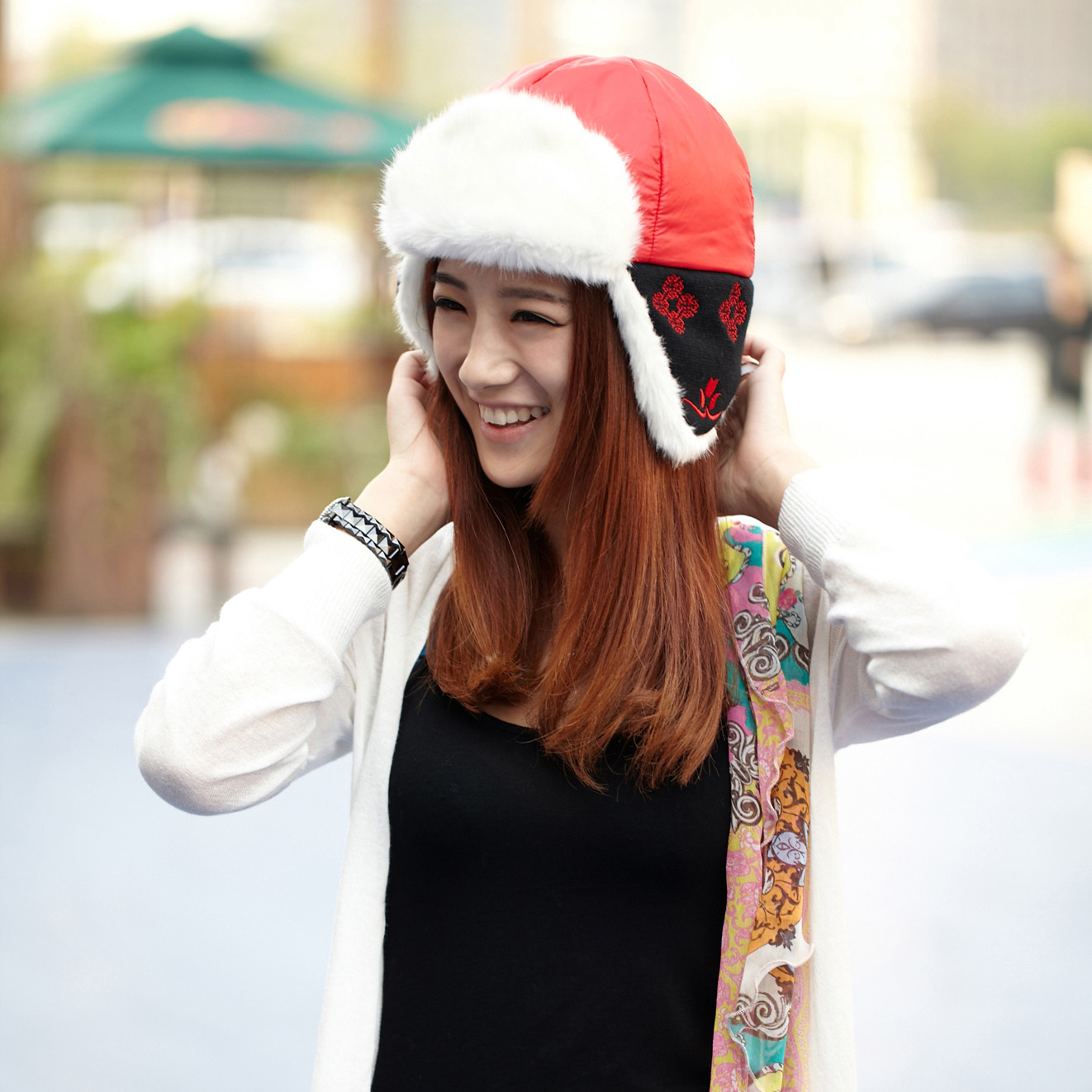 Hat male winter lei feng cap hat for man national casual trend sistance of thermal street