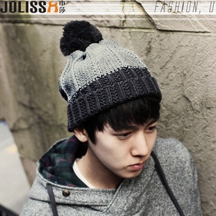 Hat male winter thermal 2012 outdoor casual yarn knitted hat