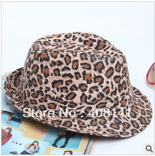 Hat wholesale cap leopard leopard print jazz hats personality mix hat