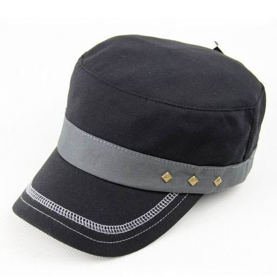 Hat Women rivet buckle flat navy cap fashion sunbonnet lovers design