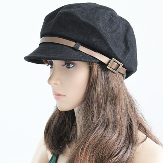 Hat women's air conditioner cap casual spring and autumn winter bud octagonal cap sun-shading sun hat