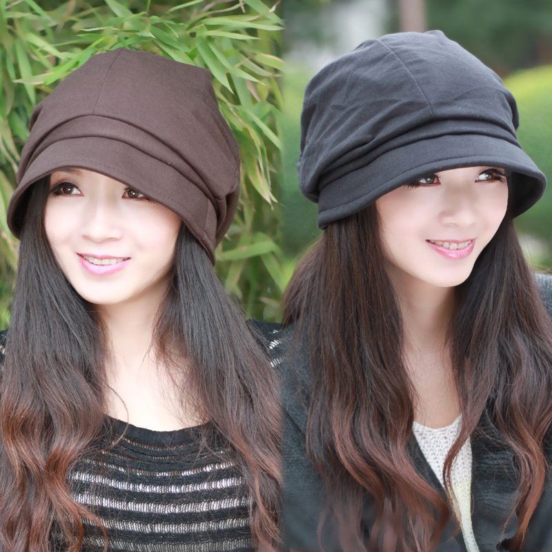 Hat women's autumn and winter pocket hat packbasket cap fashion cap big maternity cap t - massed cap