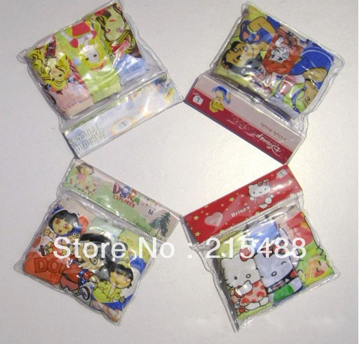 Hello Kitty Briefs Girls Cartoon Dora Underwear for kids 24pcs/lot