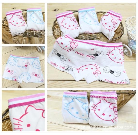 Hello kitty children underwears girl panties for 2-10y A39 high quality