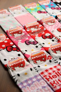 Hello Kitty Cute Ears Woman Short Sock--Christmas Gift Novelty Toy