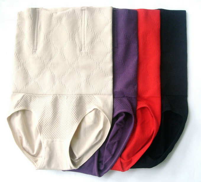 High-elastic corselets butt-lifting panties seamless in high waist body shaping thin waist abdomen drawing pants female