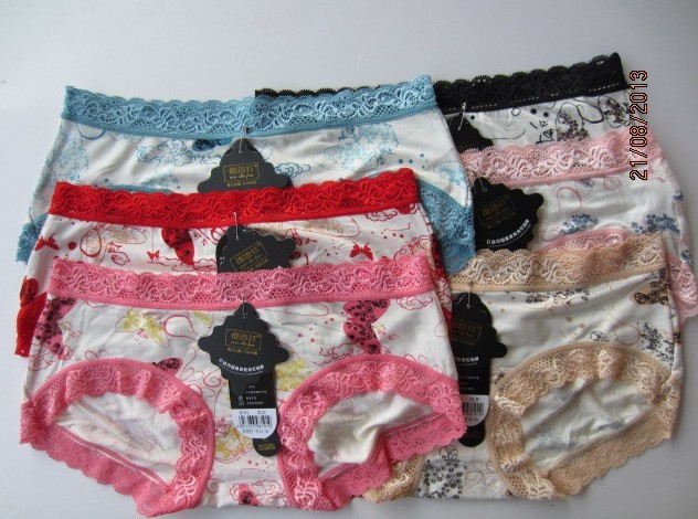 High-grade lace panties cotton underwear underwear lovely butterfly.