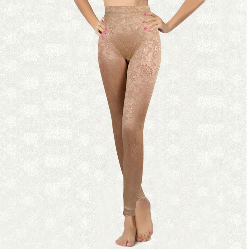 High in the waist silk protein postpartum abdomen pants drawing butt-lifting body shaping trousers beauty care pants