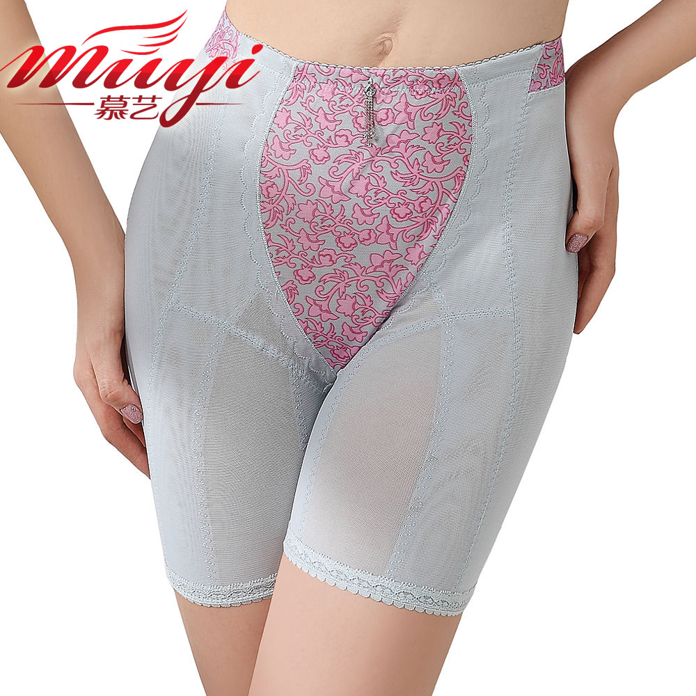 High in the waist thin body shaping beauty care pants waist abdomen drawing butt-lifting corset pants breathable fat burning