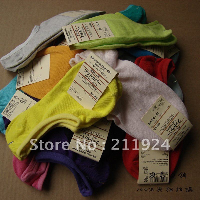 high quality 2012 brief solid color candy color invisible socks sock slippers sock
