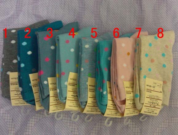 High quality 20pairs/ lot South Korea style fashion sock pure cotton socks free shipping dw2009