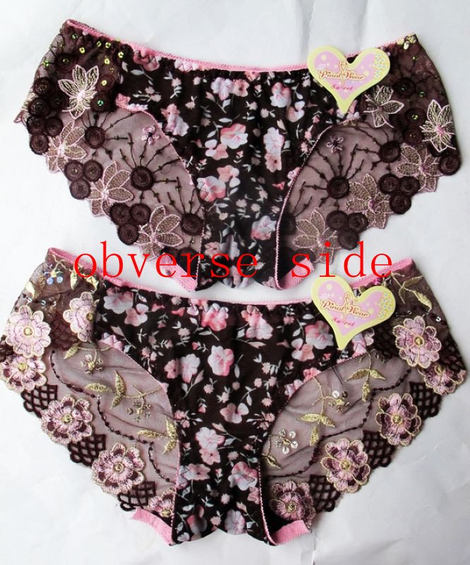 High Quality 2pcs Women Sexy  G-String Thong Underwear Free Shipping