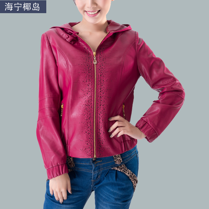 High quality autumn leather clothing leather coat female elegant quinquagenarian genuine leather sheepskin women's