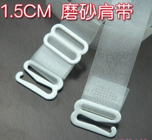 High quality bag plastic buckle bra with yarn mill invisible underwear tape transparent double-shoulder underwear shoulder strap