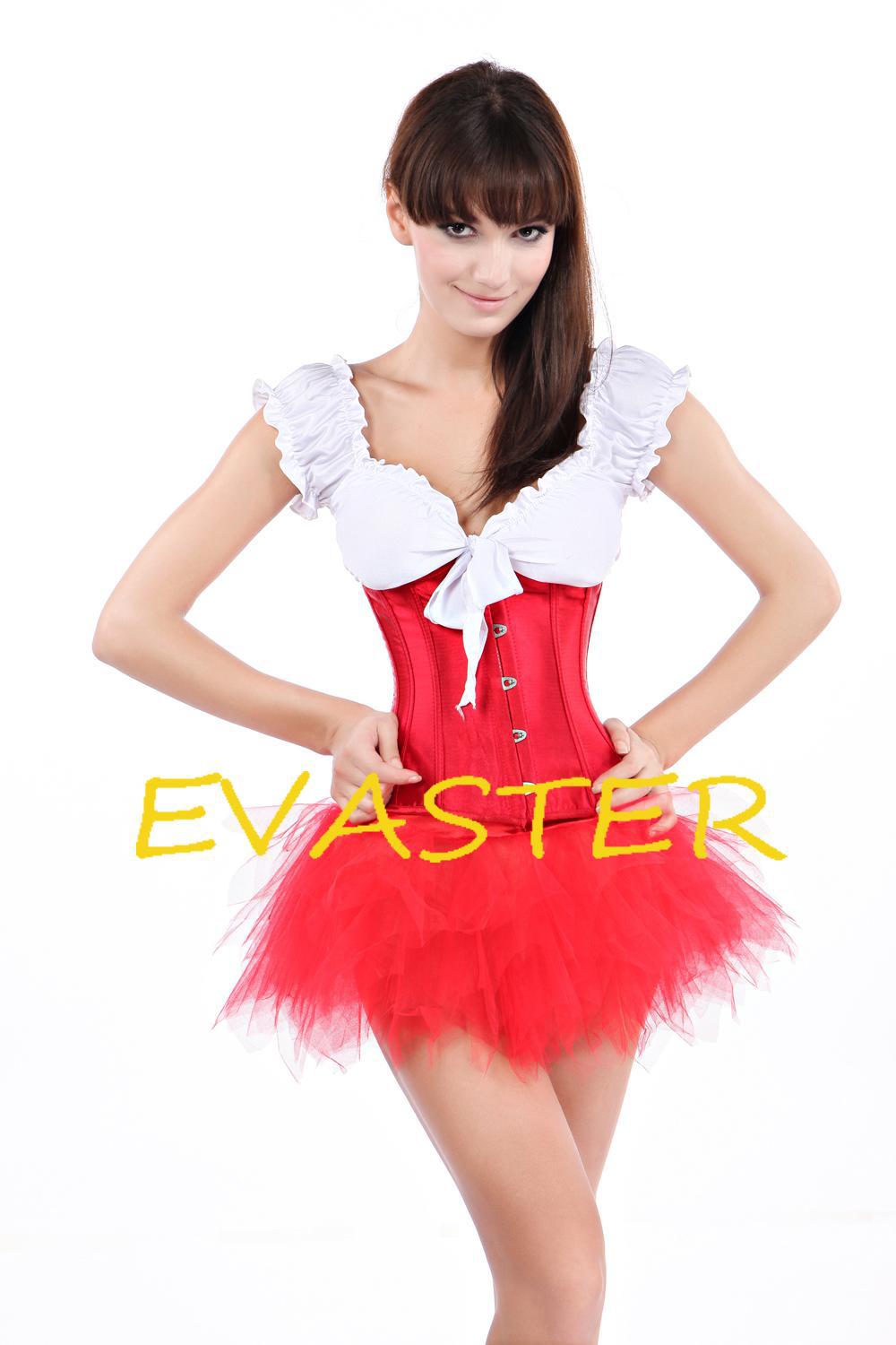 High quality brand new Red Underbust woman sexy corset free shipping
