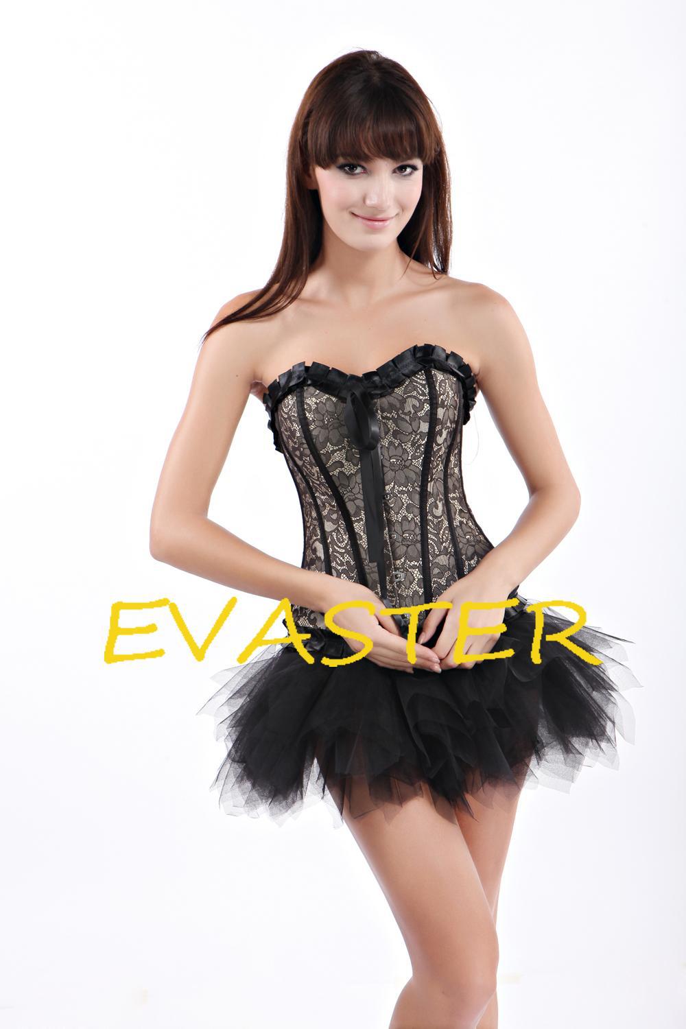 High quality Brand new Tan Lace Burlesque sexy woman body shaper with Pettiskirt