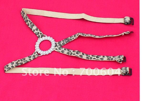 High quality charm adjustable X shape Leopard underwear sexy shoulder bra straps accessories,original factory supply
