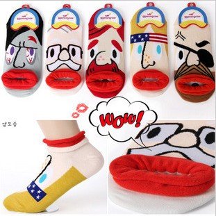 High Quality Cute cartoon socks creative pirates expression socks socks ship stockings male and female couples socks