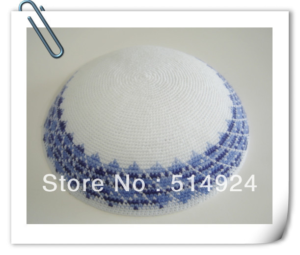 High quality DMC crochet kippah/Judaica craft