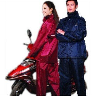 high quality Double-deck Men and Women Ride Rain Pants Raincoat Suit for Electrombile and Motorcycle