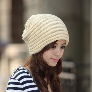 High quality fashion show class South Korea wool hat lovely knitting female autumn and winter