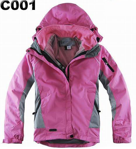 High quality Female Brand Outdoor Double Layer Windproof Waterproof Ski Skiing Jacket Hiking Hoodies Windbreaker coat
