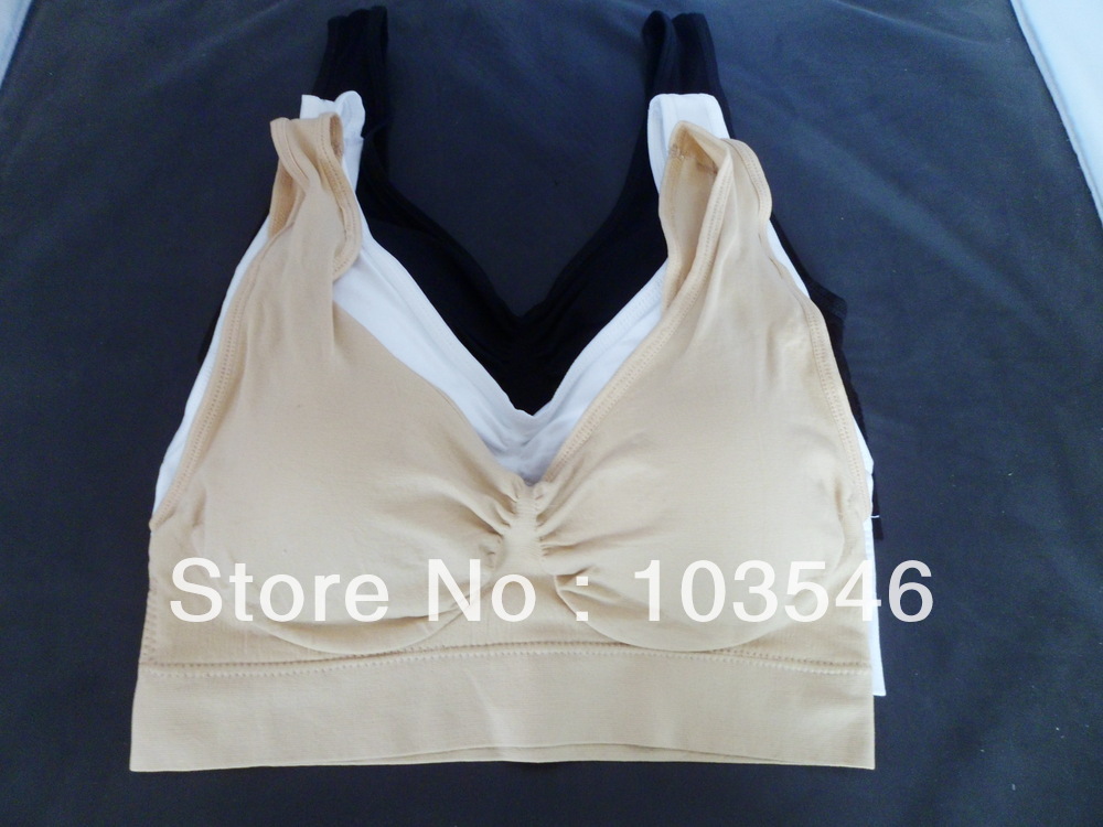 high quality genie bra with removable pads, no box, 3pcs/set