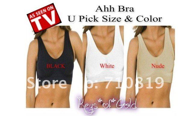 high quality!Hot sales 90pcs/lot free shipping seamless bra yoga tops sports bra Ahh bra 3pcs/sets