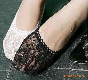 High Quality Lace hollow out ship socks invisible socks backing socks