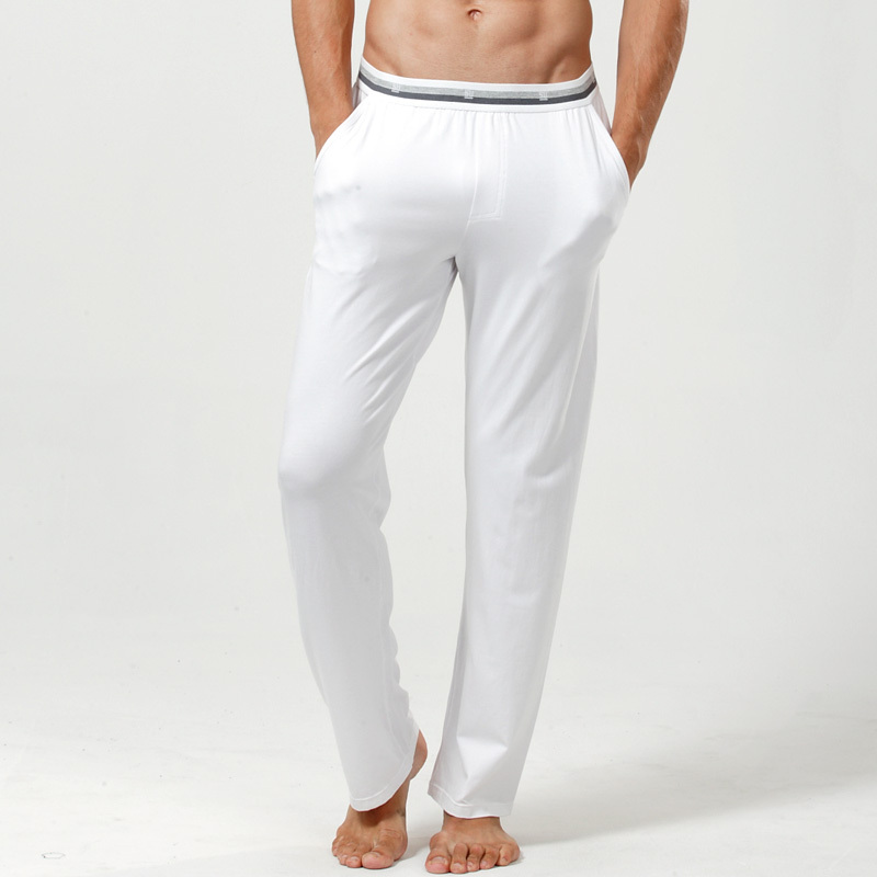 High quality male derlook trousers cotton comfortable lounge trousers