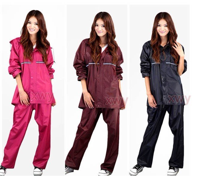 high quality Men and Women Ride Rain Pants Raincoat Suit for Electrombile and Motorcycle